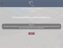 Tablet Screenshot of faith-apostolic.com